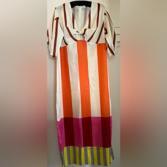 ** BRAND NEW ** Colorful Striped Maxi Dress - Picture 2 of 6